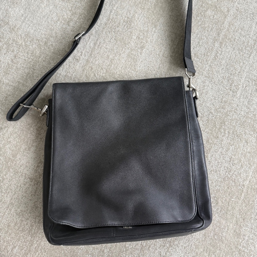 Vintage Coach Leather Messenger Bag